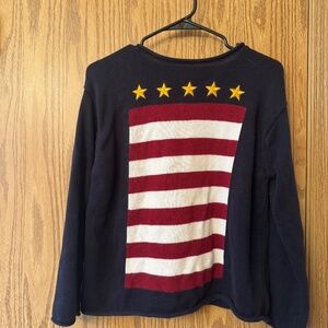 Josephine Chaus Stars and Stripes sweater M